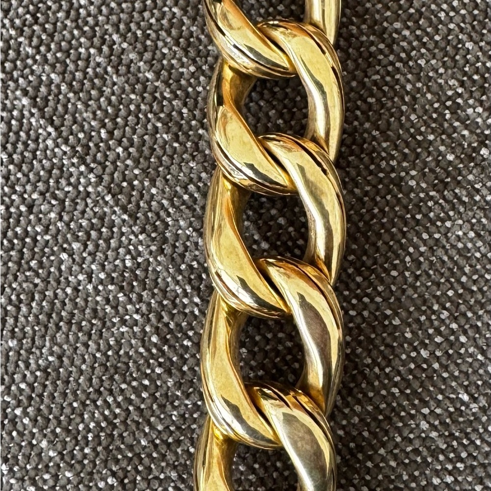 Vaubel Chunky Gold Plated Chain Bracelet - Picture 4 of 7